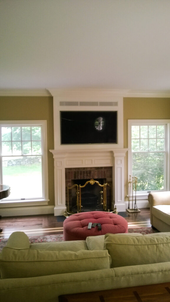 fireplace tv surround